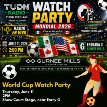 World Cup Watch Party at Gurnee Mills 